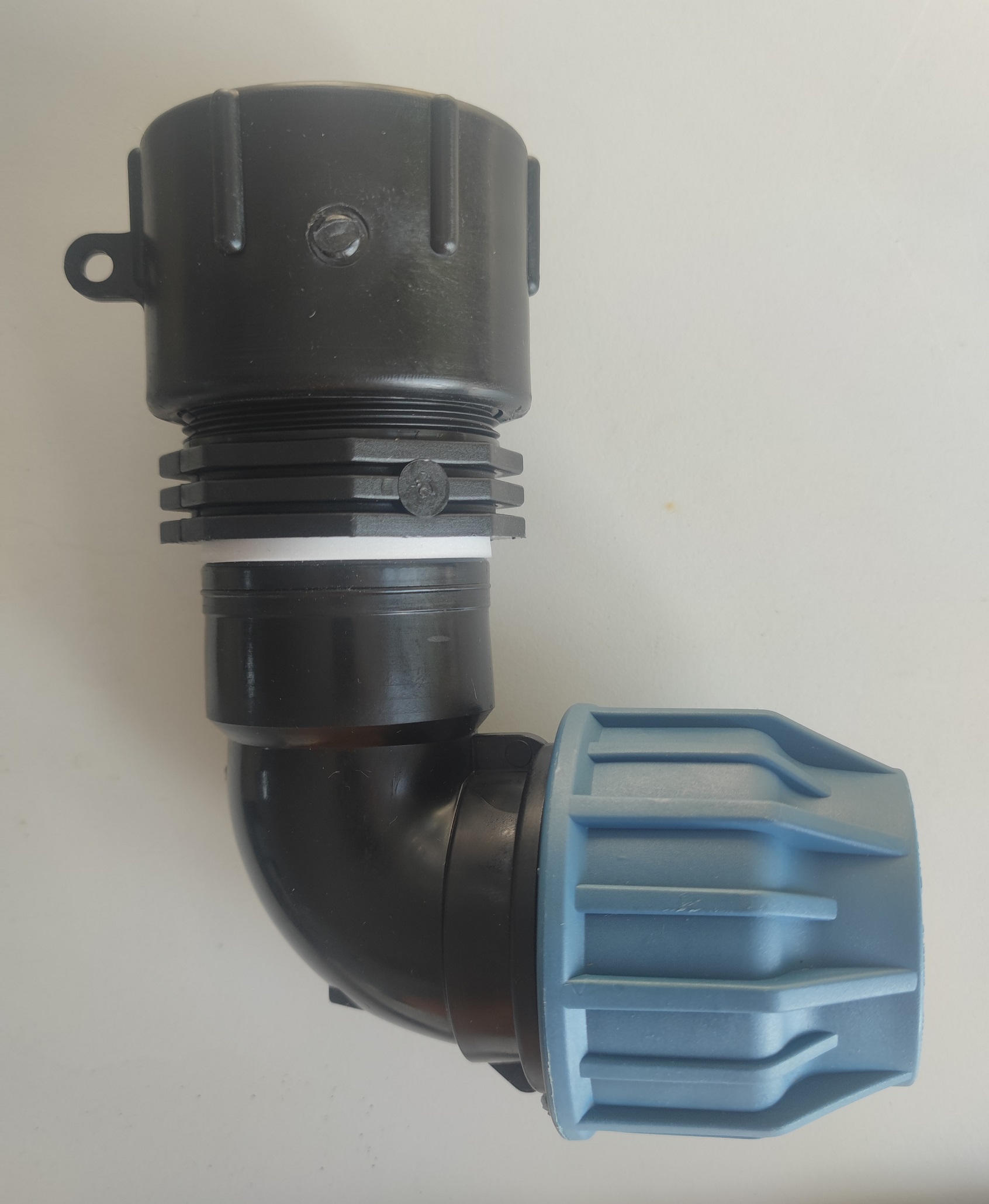 IBC-Adapter PE-Rohr Winkel 40 mm (Bild für) IBC-Adapter PE-Rohr Winkel 40 mm
